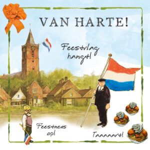 Kaart R. Poortvliet B Feestvlag