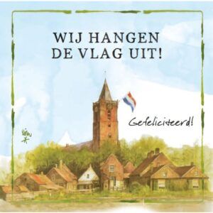 Kaart R. Poortvliet B Vlag Uit