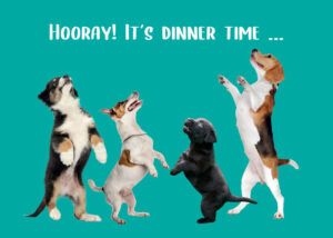 Placemat Dogs Hooray Dinner