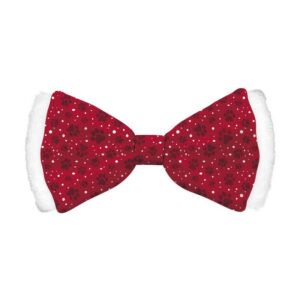 Bow Tie Satin Red Dog L