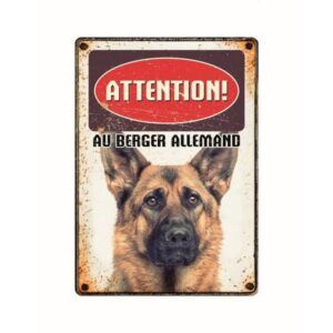 Panneau Métallique Berger Allemand