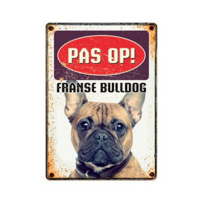 Bord Blik Franse Bulldog