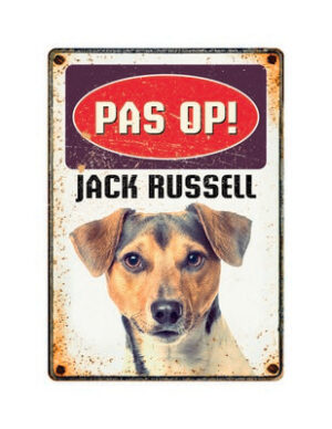 Bord Blik Jack Russell