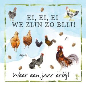 Kaart R. Poortvliet Boerderij Ei, ei, ei