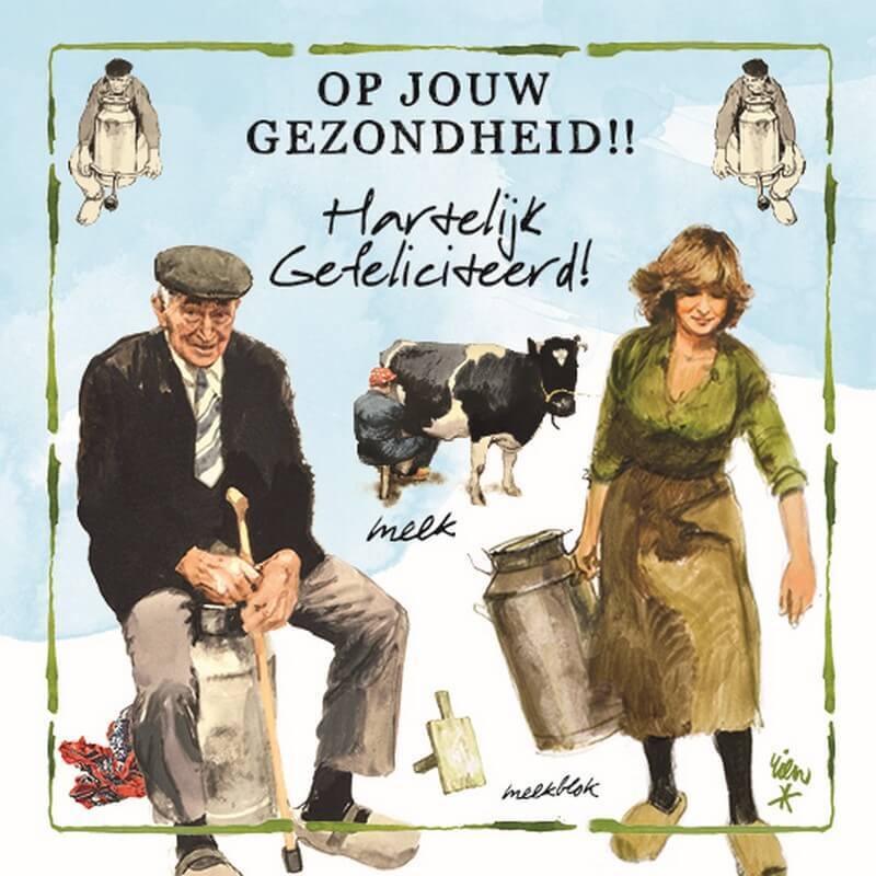Kaart R. Poortvliet Boerderij Gezondheid