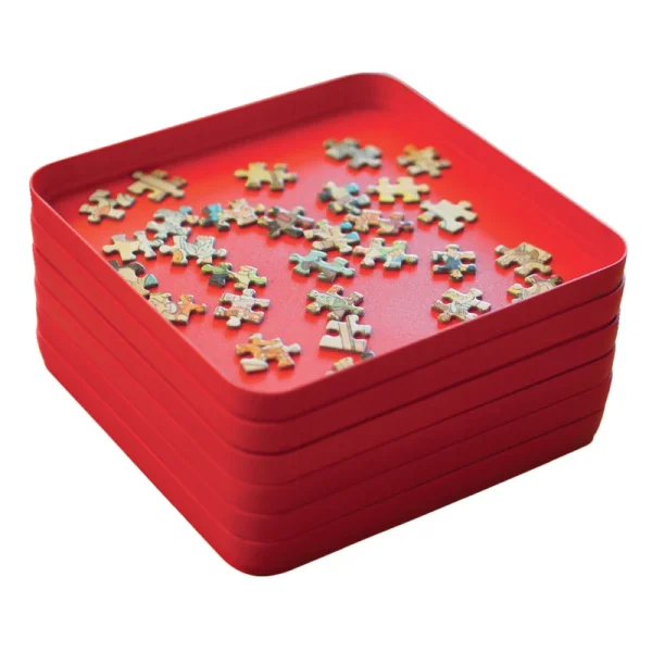 Puzzel Sorteerbakjes 6 trays 20x20 cm - Afbeelding 2