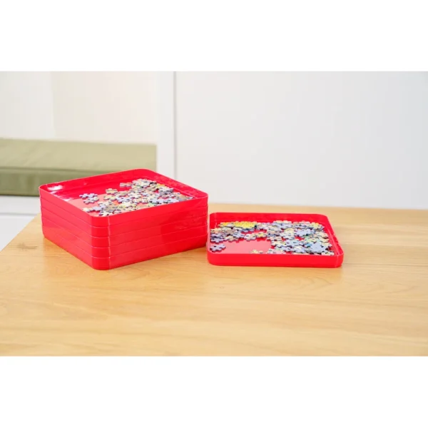 Puzzel Sorteerbakjes 6 trays 20x20 cm - Afbeelding 4