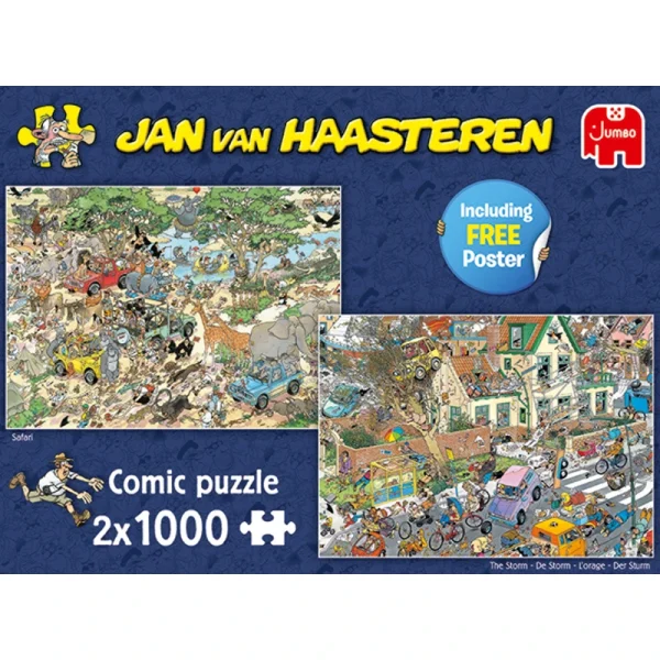Puzzel JvH Safari & Storm 2x1000 – Bild 2