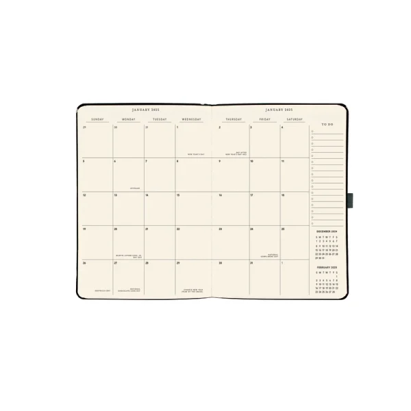 Agenda 25 Classic Black 18 mnd L – Bild 2