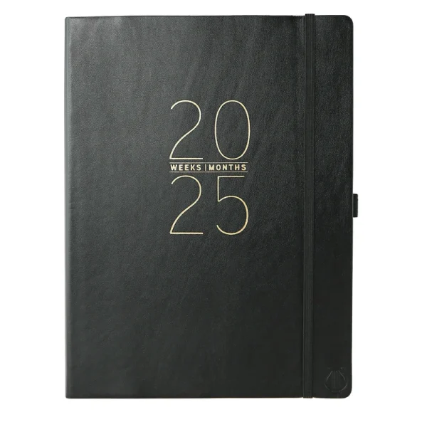 Agenda 25 Classic Black 18 mnd L