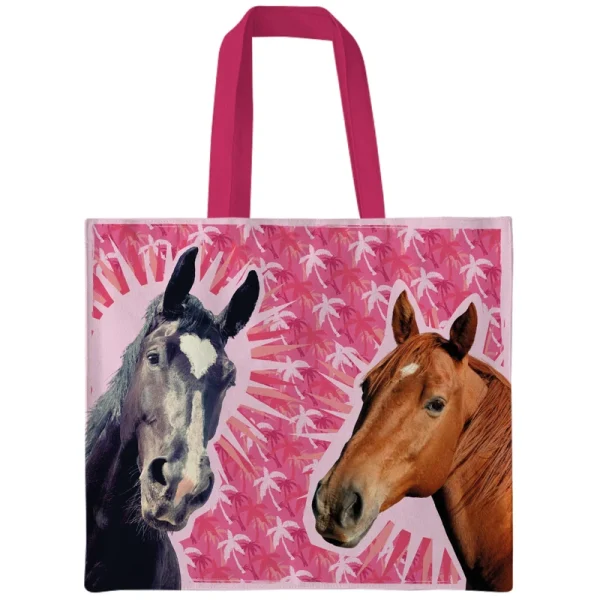 Canvas Tote Bag Horses