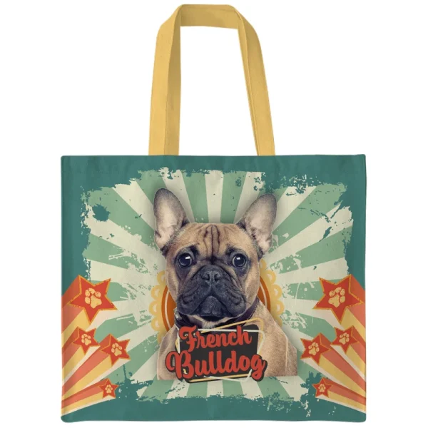 Canvas Tote Bag French Bulldog