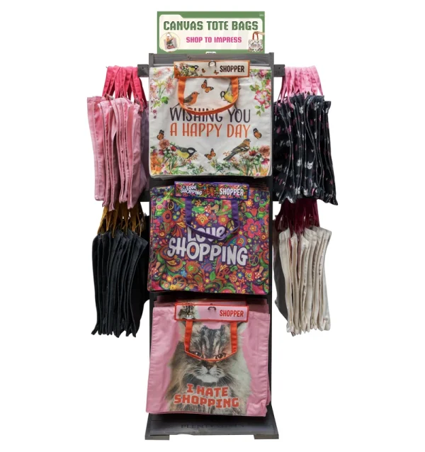 Display Canvas Tote Bags