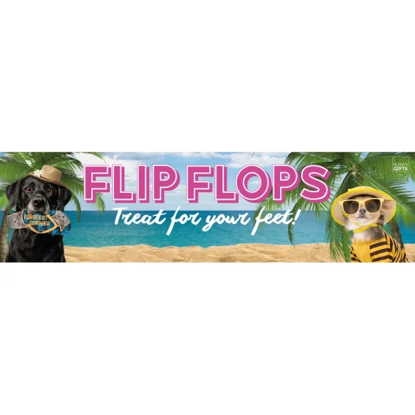 Header Card Flip Flops