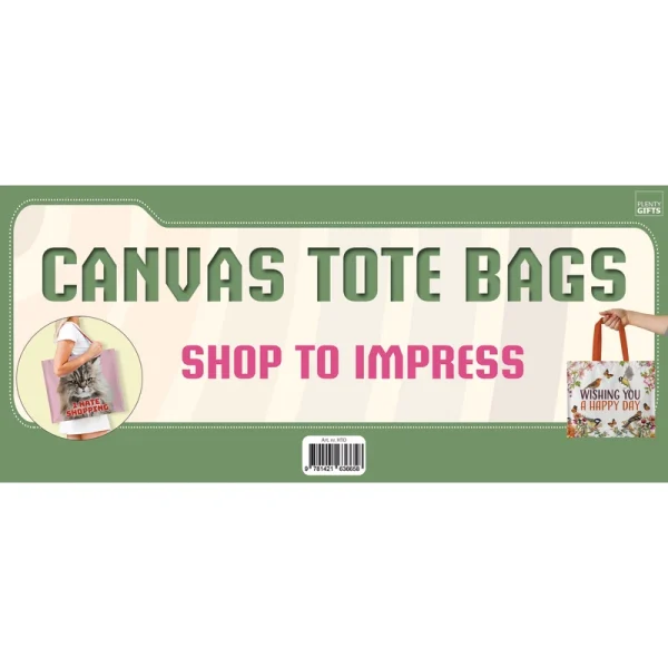 Header Card Canvas Tote Bags