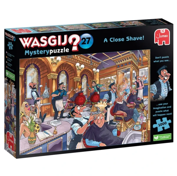 Puzzel Wasgij 27 Vlam in de pan! 1000 09.24 - Afbeelding 2